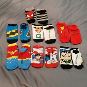 superhero sock pack! great collection 7 pairs C7